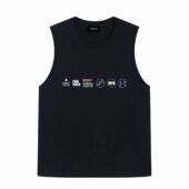 Pink Floyd Wish You Were Here 50th Anniversary Logo Front Tank Black - OtherBrick