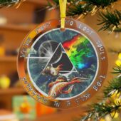 Pink Floyd Wish You Were Here Circle Glass Acrylic Pink Floyd Glass Ornament Mockup 3 - OtherBrick