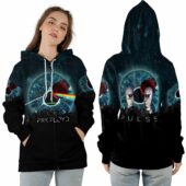 Pulse Eye Dark Side Of The Moon Division Bell Ziphoodie - OtherBrick