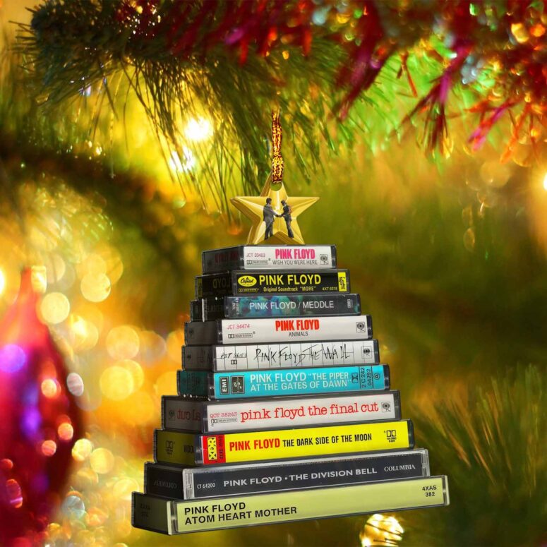 Wish You Were Here Pink Floyd Cassette Christmas Tree Ornament Wish You Were Here Pink Floyd Cassette Christmas Tree Ornament