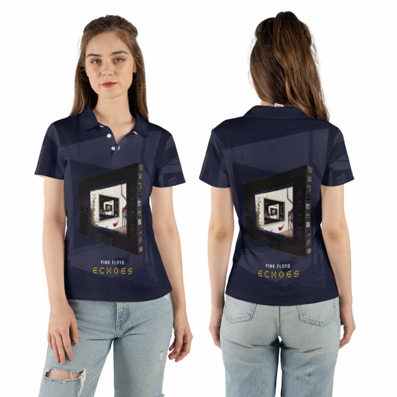 Echoes The Best Of Pink Floyd Shirt 2001 Polo Shirt
