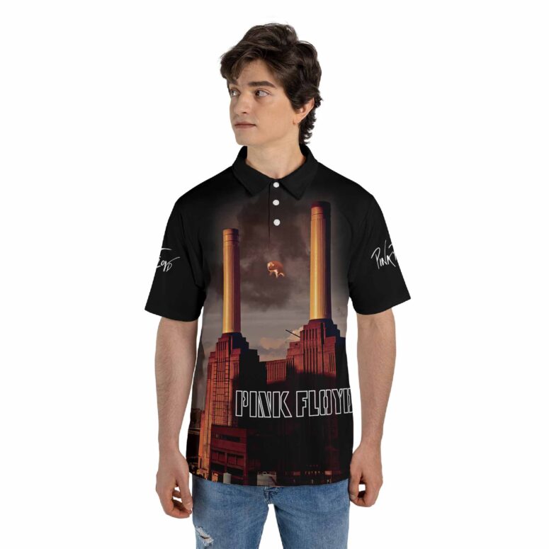 Pink Floyd Animals x DSOTM Brown Lights Polo Shirt