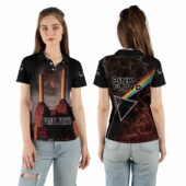 Pink Floyd Animals X Dsotm Brown Lights Polo Shirt 04 - OtherBrick