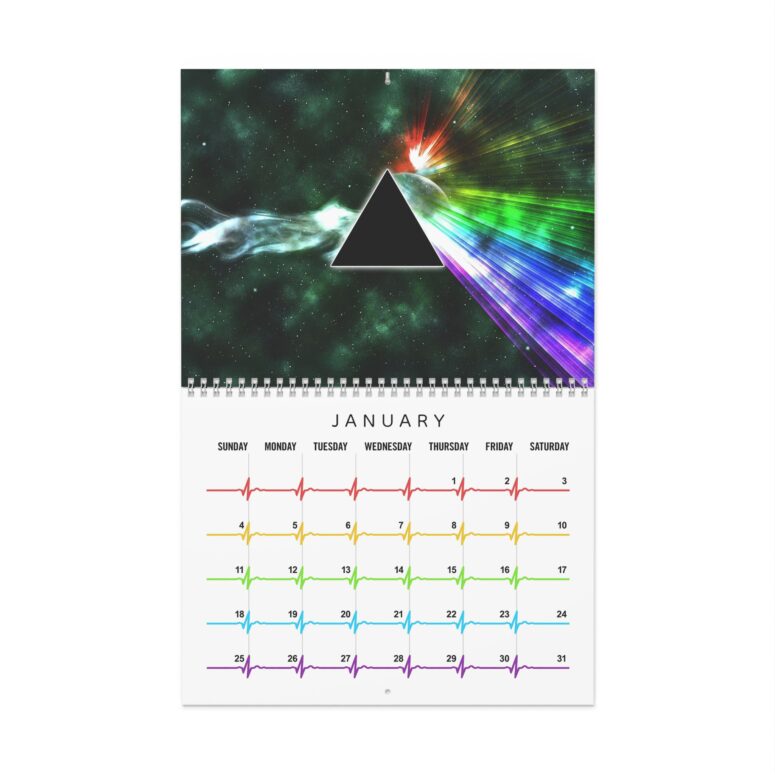 Pink Floyd Calendar 2026 Album Collection Torn Paper Pink Floyd Calendar 2026 Album Collection Torn Paper