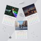 Pink Floyd Calendar 2026 Album Collection Torn Paper 02 - OtherBrick