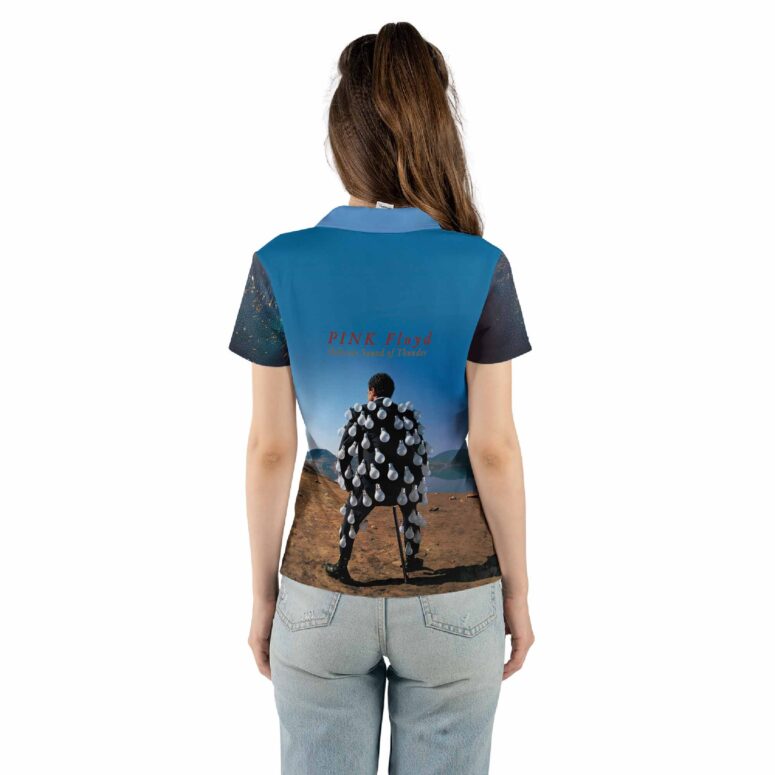 Pulse x Delicate Sound Of Thunder Lightbulb Man Pink Floyd Polo Shirt