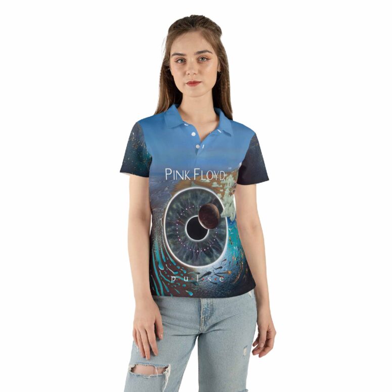 Pulse x Delicate Sound Of Thunder Lightbulb Man Pink Floyd Polo Shirt