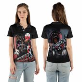 Screaming Face And Flying Pig, Flower On The Wall Of Hammer Pink Floyd Polo Shirt 04 - OtherBrick