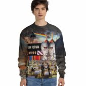 Wish You Were Here Endless Dsotm Album Collage Art Pink Floyd Sweater Front - OtherBrick