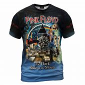 3d The Dark Side Of The Moon X Delicate Sound Of Thunder X A Momentary Lapse Of Reason Shirt Front - OtherBrick