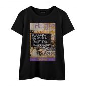 Mother Should I Trust The Government Berlin Wall 1990 Front Wtee Black - OtherBrick