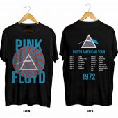 Pink Floyd Circle North American Tour 1972 Double Sided Black - OtherBrick