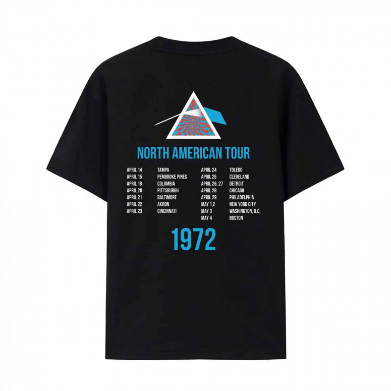 Pink Floyd Circle North American Tour 1972 Shirt