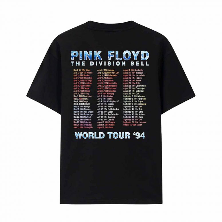 Pink Floyd The Division Bell Tour 1994 Shirt