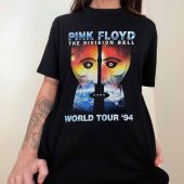 Pink Floyd The Division Bell Tour 1994 Double Front Shirt Woman Black - OtherBrick
