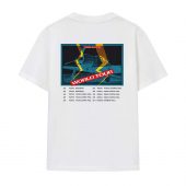 1987 Momentary Lapse Of Reason World Tour Back Wtee White - OtherBrick