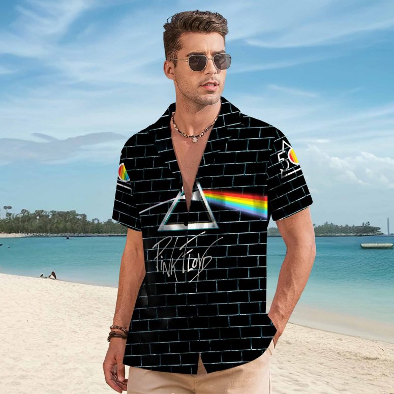 DSOTM Diamond The Wall Screaming Face Pink Floyd Hawaiian Shirt DSOTM Diamond The Wall Screaming Face Pink Floyd Hawaiian Shirt