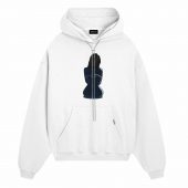 Dark Side Of The Moon Back Art Girl Front Hoodie White - OtherBrick