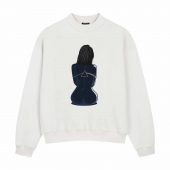 Dark Side Of The Moon Back Art Girl Front Sweatshirt White - OtherBrick