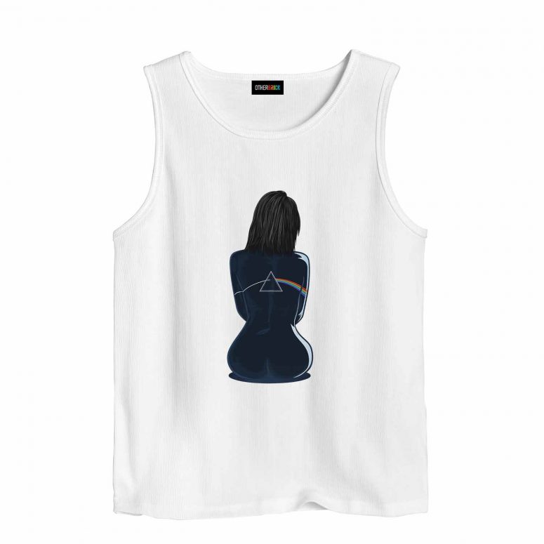 Dark Side Of The Moon Back Art Girl Shirt