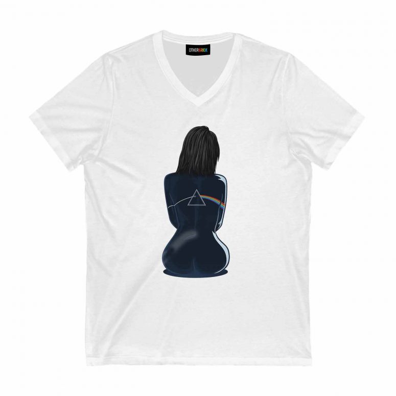Dark Side Of The Moon Back Art Girl Shirt