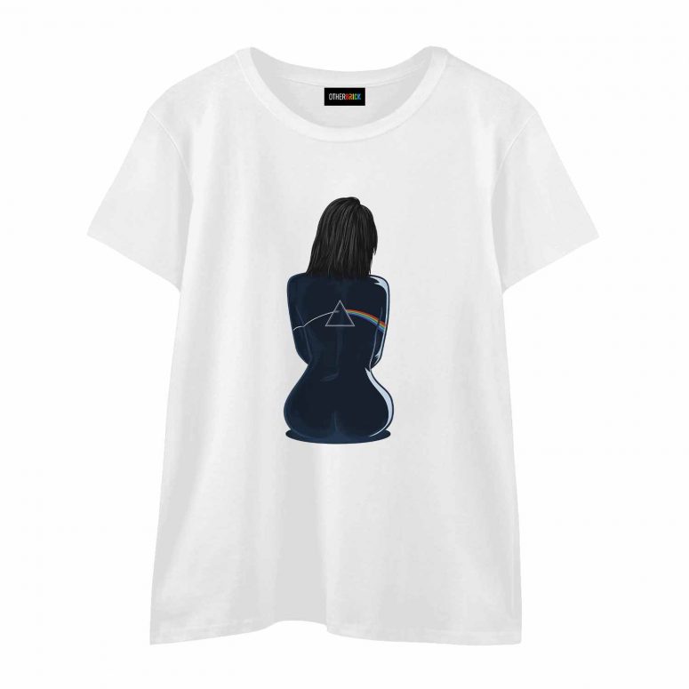 Dark Side Of The Moon Back Art Girl Shirt