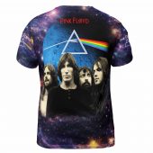 Dark Side Of The Moon Blue Moon Vintage Pink Floyd Shirt Back - OtherBrick