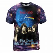 Dark Side Of The Moon Blue Moon Vintage Pink Floyd Shirt Front - OtherBrick