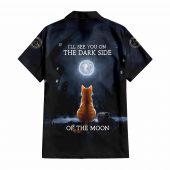 I Will See You On The Dsotm Black Yellow Cat Hawaiian Shirt Back - OtherBrick