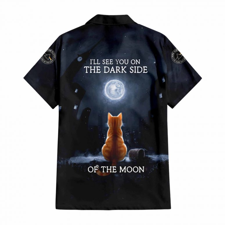 I Will See You On The DSOTM Black Yellow Cat Pink Floyd Hawaiian Shirt I Will See You On The DSOTM Black Yellow Cat Pink Floyd Hawaiian Shirt