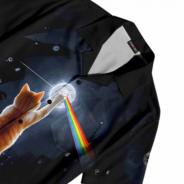 I Will See You On The DSOTM Black Yellow Cat Pink Floyd Hawaiian Shirt I Will See You On The DSOTM Black Yellow Cat Pink Floyd Hawaiian Shirt