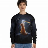 I Will See You On The Dsotm Black Yellow Cat Sweater Front - OtherBrick