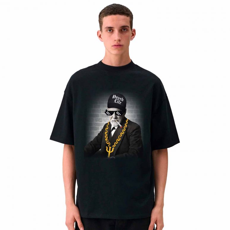 Joke Pink Freud Punk Gangster Freud Shirt