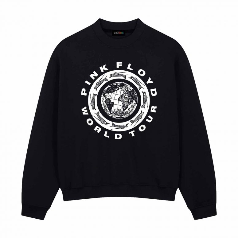 Pink Floyd Globe World Tour Black Shirt