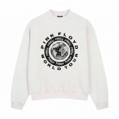 Pink Floyd Globe World Tour Shirt Front Sweatshirt White - OtherBrick
