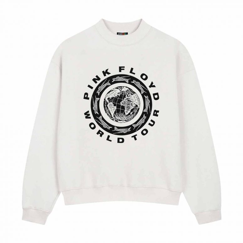 Pink Floyd Globe World Tour White Shirt