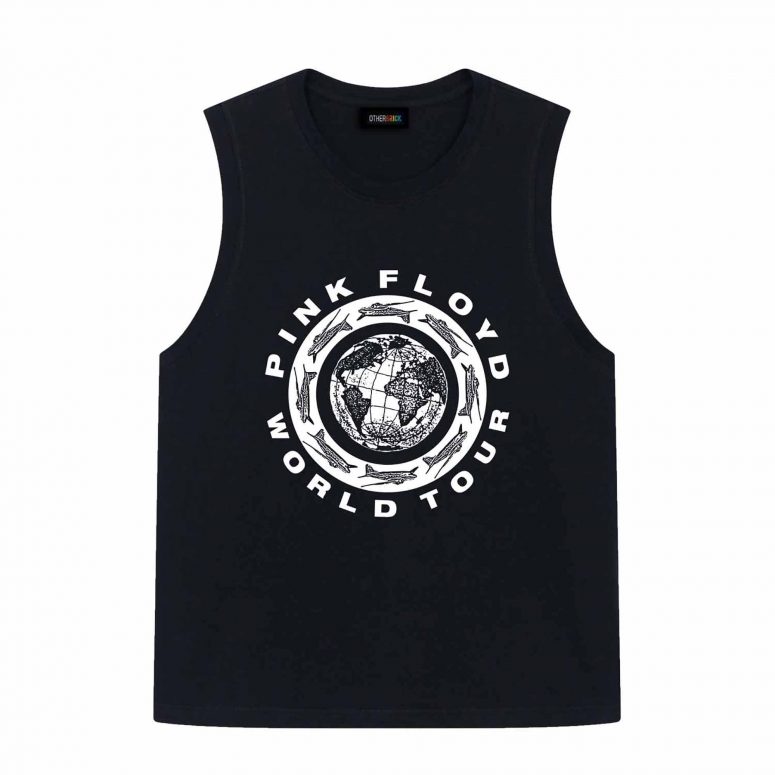 Pink Floyd Globe World Tour Black Shirt