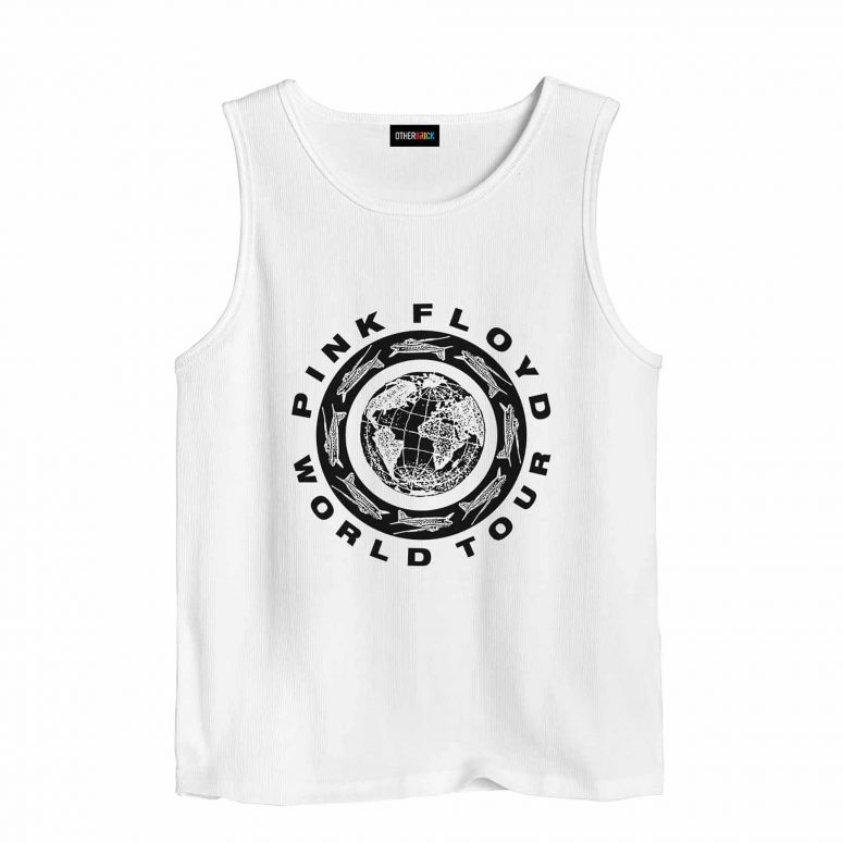 Pink Floyd Globe World Tour White Shirt