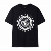 Pink Floyd Globe World Tour Shirt Front Tshirt Black - OtherBrick