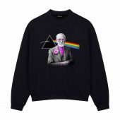 Pink Freud Dark Side Of The Mind Front Sweatshirt Black - OtherBrick
