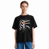 Pink Freud Punk Gangster Pink Floyd Front Shirt Woman Black - OtherBrick