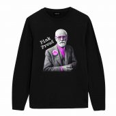 Pink Psychological Wall Front Longsleeve Black - OtherBrick