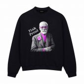 Pink Psychological Wall Front Sweatshirt Black - OtherBrick