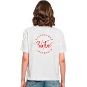Vintage 1980s Pink Floyd Coffee Shop Amsterdam Band Back Woman White - OtherBrick