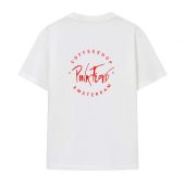 Vintage 1980s Pink Floyd Coffee Shop Amsterdam Band Back Wtee White - OtherBrick