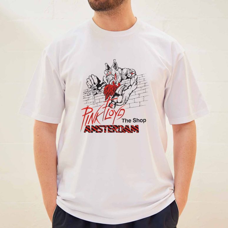 Vintage 1980s Pink Floyd Coffee Shop Amsterdam Band Shirt
