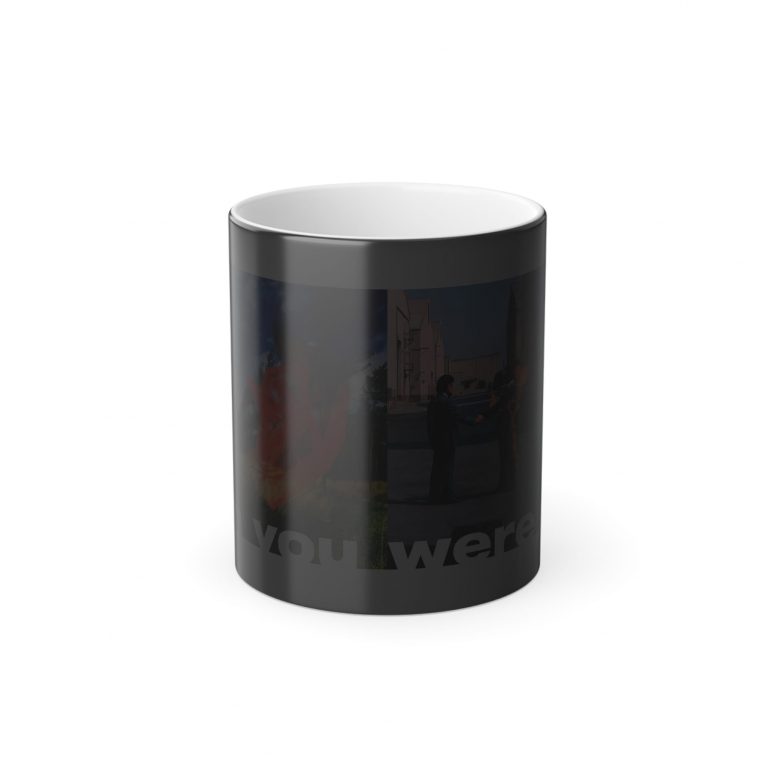 Wish You Were Here Swim Veil Shake Hand Diver Color Changing Pink Floyd Mug