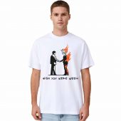 Wish You Were Ween Front Man Shirt White - OtherBrick