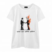 Wish You Were Ween Front Wtee White - OtherBrick