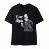 Your Mom Pink Freud Psycho Rock Front Tshirt Black - OtherBrick